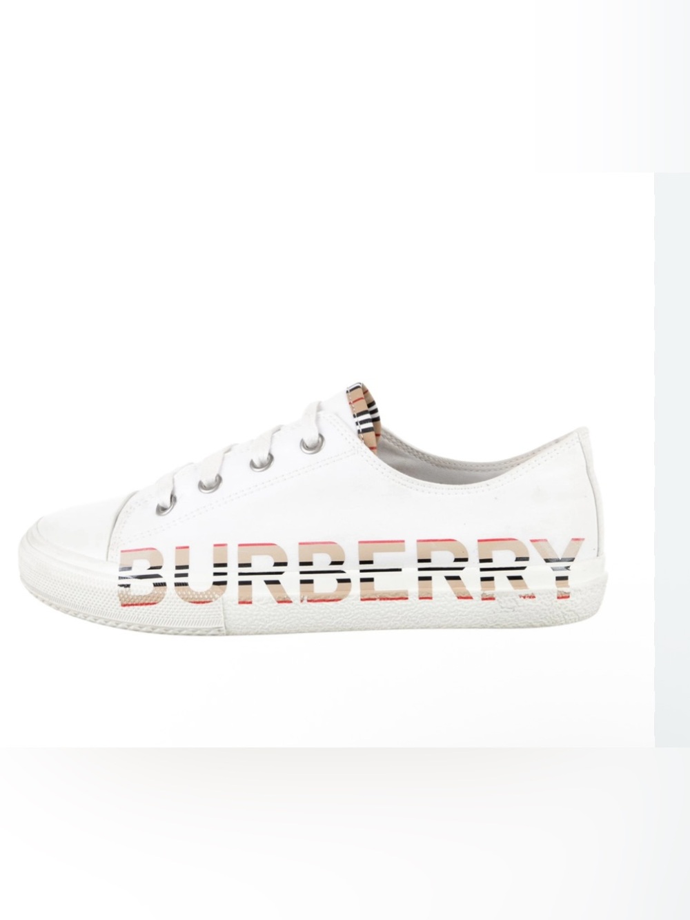 Brand new Burberry Larkhall Optic White Low-Top Sneaker